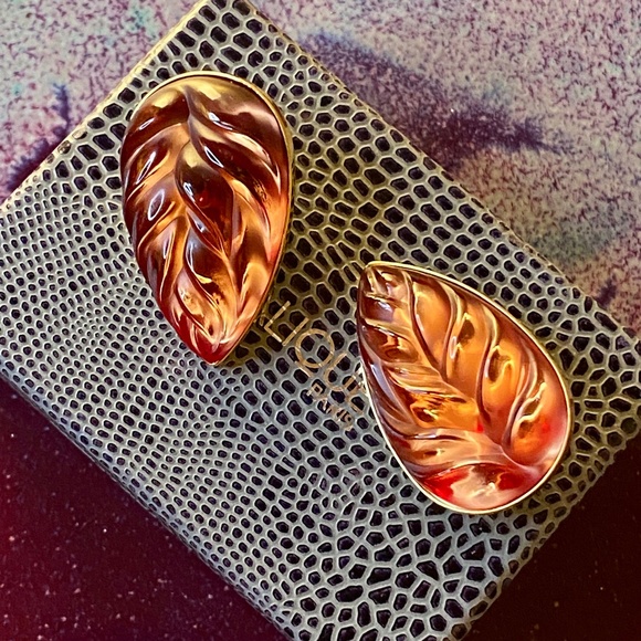 Vintage Lalique Crystal Earrings - Picture 7 of 12